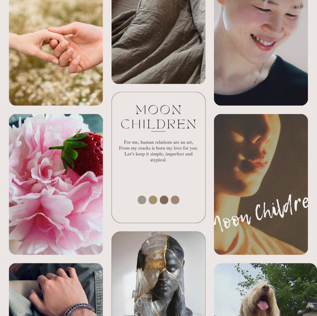 Moon Children mood board